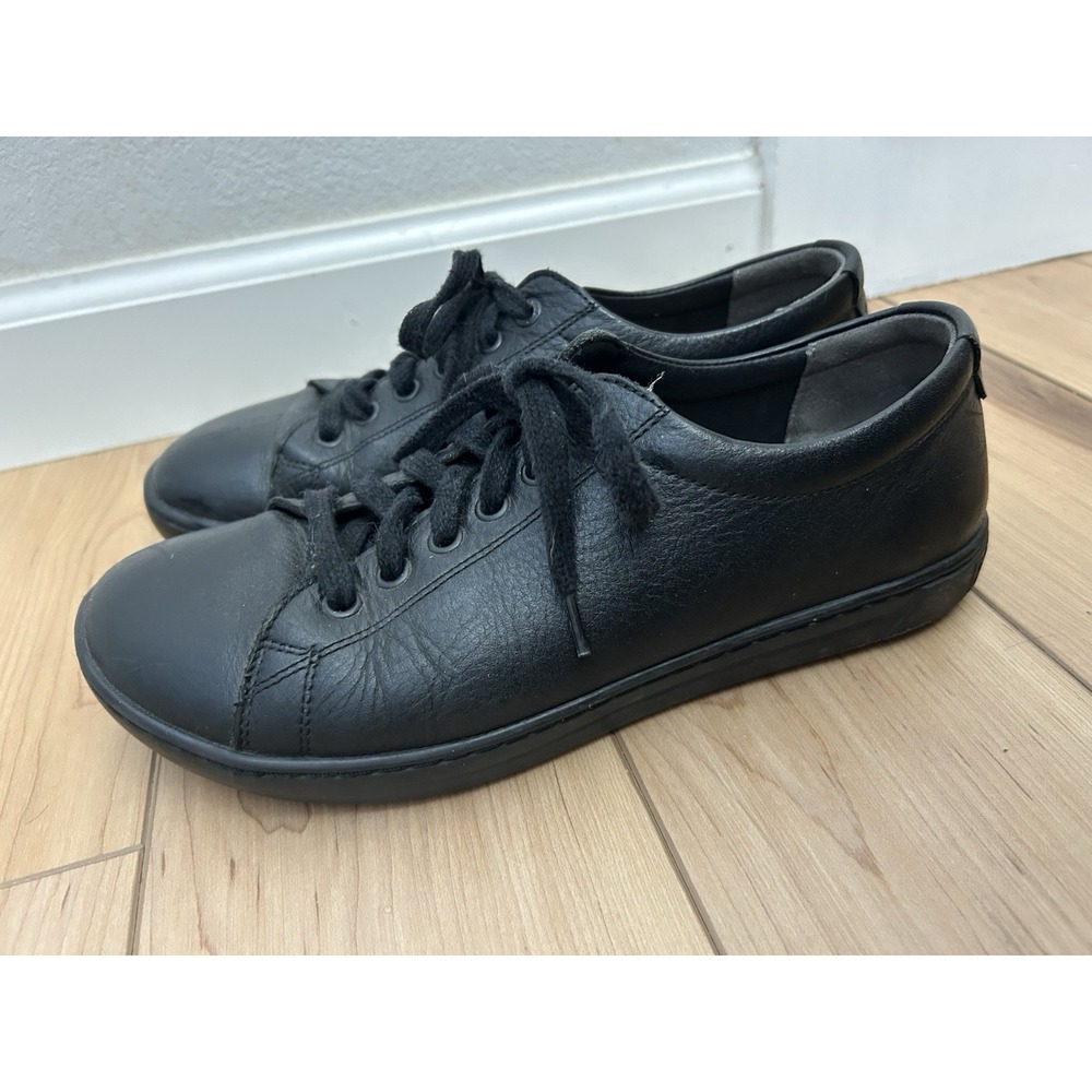 Birkenstock QO 500 Black Leather Sneakers